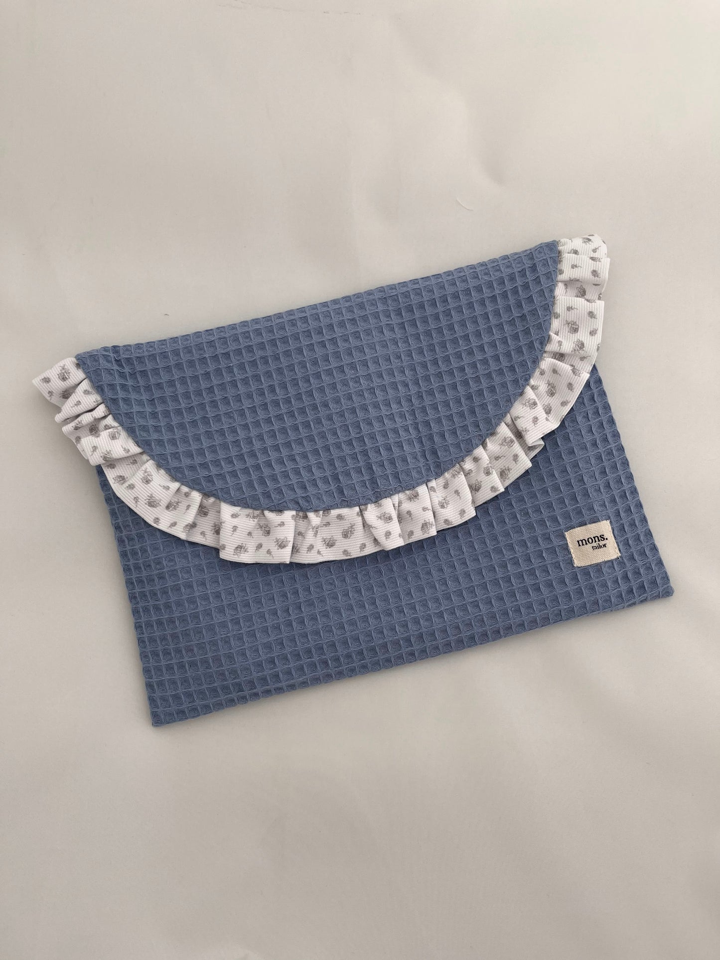 Neceser waffle blue