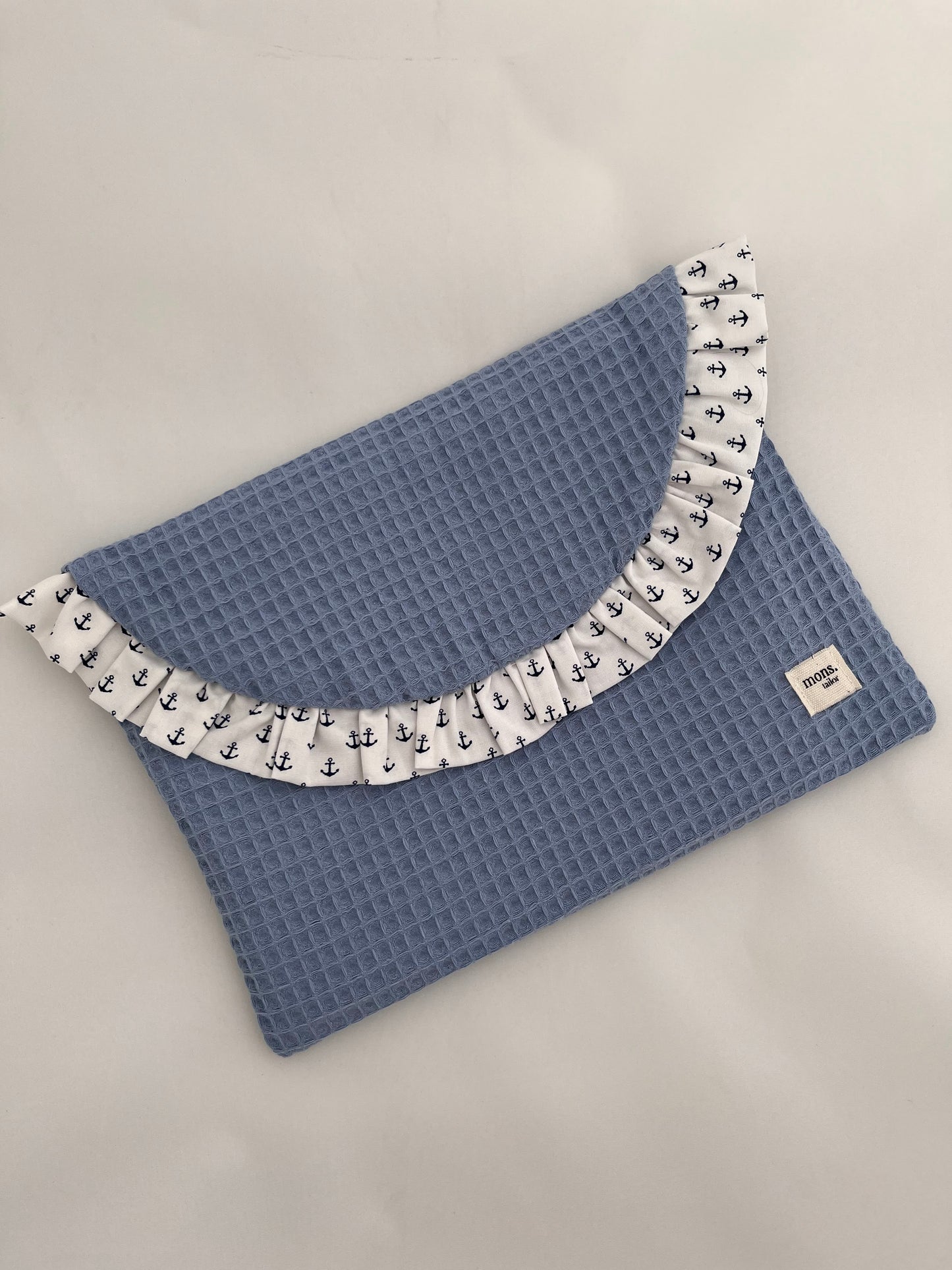 Neceser waffle blue