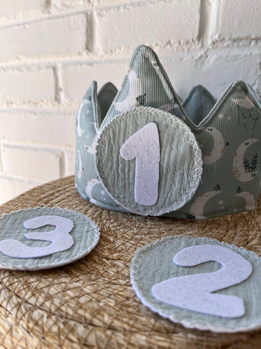 Corona Cumple celeste